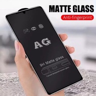 Tempered glass anti oil black matte vivo Y400 Y04S Y04 Y05 Y11D Y18 Y19S GT Y21D Y19S PRO Y200 Y29 Y