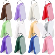 Koogel 600PCS Index Cards with Rings and Covers, 2.2x3.5 Inch Colored Flash Cards for Studying, Easy