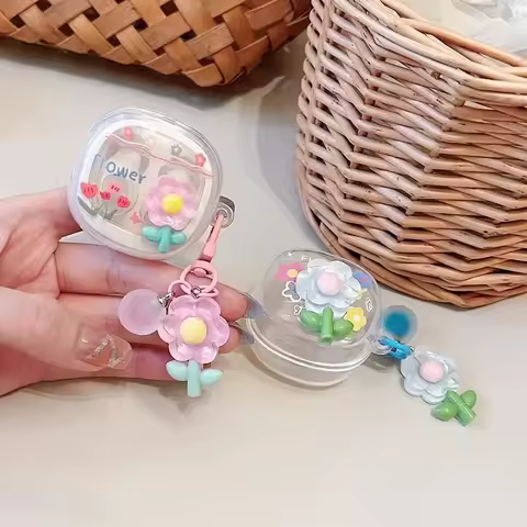 1pc Cartoon Cheese case For Baseus WM01 / WM02 Case Cute Keychian Silicone Earphones Transparent Cov