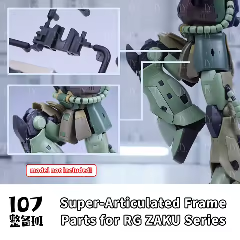10710 RG ZAKU Series Frame Modification Parts Model Joint Activity Details Replacement Parts Univers