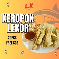 KEROPOK LEKOR SET TRIAL 20 PCS FREE SOS  PALING SEDAP LOSONG GORENG VACUUM FROZEN TERENGGANU