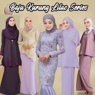 Baju Kurung Moden Lilac Kurung Baju Raya 2023 Baju Tunang Murah Nikah Baju Jubah Muslimah Bridesmaid