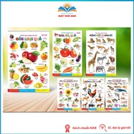 English-Vietnamese Bilingual Wall Painting Set with 14 Themes - For Children 0 6 Years Old - Scan QR