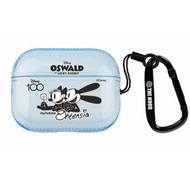 (多種型號及顏色) (透明藍)迪士尼100週年幸運兔奧斯華 For Apple AirPods Pro 3/2/Pro/3/2/1 保護套 -5558