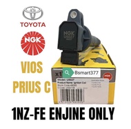 Toyota ngk original ignition coil plug coil vios ncp42 ncp93 ncp150/prius c nhp10 1nzfe enjine u5027
