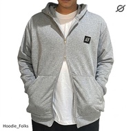 SF Folks Unisex Men's Hoodie Double ZipperWanita - Misty
