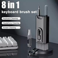 [24H Ship]  8 in 1 Cleaning Pen Brush Tool for PC TV Phone Laptop Headphone Laptop Screen Keyboard E