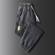 Street Wear Jeans Men Loose Fashion Spring Autumn Style Cuffed Ankle-Length Ankle-Length Sports Pant