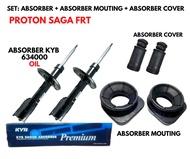 Absorber Front KYB Oil + Absorber Mouting + Absorber Cover For Proton Saga12v Iswara Front