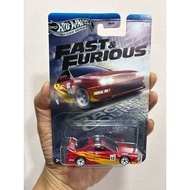 Hot Wheels 1996 Acura Integra GSR Fast And Furious Racing Course 12 Red Yellow Mattel Hotwheels