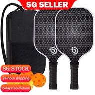 ClickNest 【SG stock Fast Shipping】Pickleball Paddles with Pickleball Rackets, Pickle Ball Paddle Set
