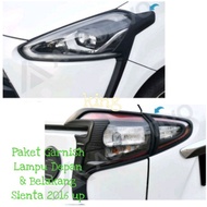 Jsl Tail Lamp Garnish Package Tail Lamp And Headlight Garnish Sienta 2016 up Blacktivo