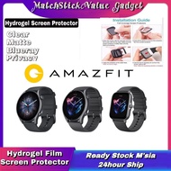 Amazfit GTR 3 Pro/Amazfit GTR 3/Amazfit GTS 3 Fashion Watch Hydrogel Screen Protector
