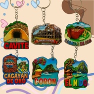 ohana Cavite Cagayan de oro Coron Corregidor El Nido Souvenir Keychain Landmark City Design