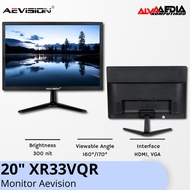 AEVISION 20 INCH XR33VQR HDMI VGA MONITOR