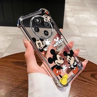 Honor X9d X9b X9a 5G HONOR X9c Smart Cartoon Mickey Mouse Phone Case Silicone Cover Air Cushion Shoc