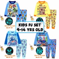 Cuddle Me 9-14 Years Old Kids Pyjamas / Glow in the Dark Children Sleepwear / Kids Pajamas Set