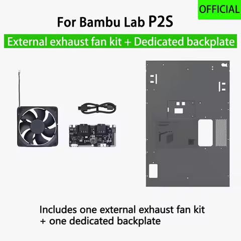 Official Original For Bambu Lab P2S External exhaust fan kit [For P2S] 3D printer accessory