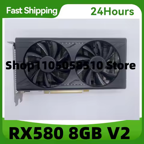 RX580 8GB V2 graphics card 256 bit GDDR5 graphics card, suitable for AMD RX 500 series RX 580 8GB D5