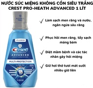 Nước súc miệng Crest không cồn Crest Pro Health Advanced 1000ml / Glamorous White 946ml
