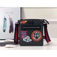 GUCCI,,, GUCCI Embroidery, Men's Bag Shoulder Bag Messenger Bag Business Bag
