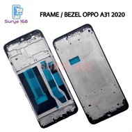 LCD FRAME LCD BONE/ LCD MIDDLE PLATE/ MIDDLE BEZZEL OPPO A31 2020 ORIGINAL, REMOVED, SMOOTH