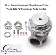 GF22 38mm External Wastegate V-Band Flanged Turbo Waste Gate For Supercharge Turbo Manifold TKWST001