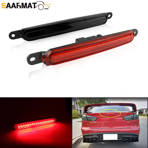 Red/black LED 3rd Brake Light Trunk Back Mount Stop Lamp For Mitsubishi Lancer EVO X 2008-2016 Acces