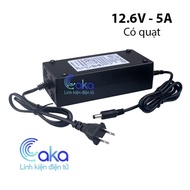 Sạc 3S 12.6v 5A có đèn báo đầy chuyên sạc pin Li-ion 10.8V - 12V