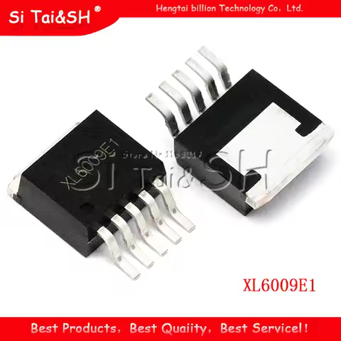 5pcs/lot NEW XL6009E1 XL6009 DC-DC Step-up IC chip 42V/4A/400KHz TO-263-5L Step-up DC power converte