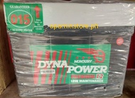 Dyna Power Mercury NS40, NS60, 1SM, 2SM and 3SM Automotive Battery Low Maintainance