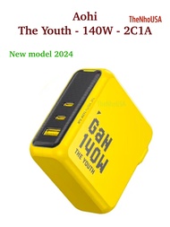 Củ sạc nhanh Aohi Magcube 140w 3 cổng 2C1A AOC C012 C017 PD PPS QC4 BH12T