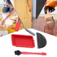 MXBEAUTY Silicone Paint Roller, Aluminum Handle Easy to Clean Painting Decorating Kit, Brush Tool Se