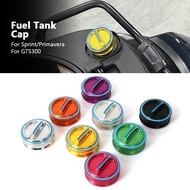 Motorcycle CNC Aluminum Gas Fuel Tank Cap With Logo Cap New For Vespa Sprint Primavera 125 150 GTS30