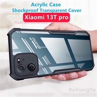 Casing For Xiaomi 13T pro 13 T 13tpro 13pro 13lite 13Ultra Xiaomi13t pro Xiaomi13tpro 2023 Transparent TPU Bumper Acrylic Phone Case Armor Shockproof Back Cover