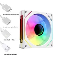 12Cm Lăng Kính Hình Ngũ Giác 4Pro Máy Tính Quạt 5V ARGB Đồng Bộ Ánh Sáng Thần Quạt Làm Mát Cho Máy T