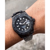 Seiko mods Yacht Master mechanical watch stainless steel watch Seiko modify Seiko custom band & beze