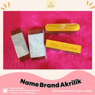 ️ Name BRAND Acrylic GOLD