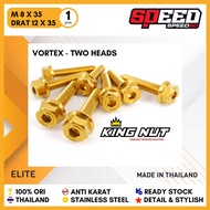 Bolt M 8 x 35 Thread 12 x 35 Vortex Elite 2 Bolt Keys Probolt Thailand Stainless King Nut