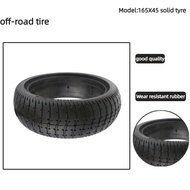Electric scooter tire 165x45 solid non inflatable tire, black rubber tire suitable for scooter acces