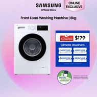 [Climate Voucher Eligible] [Pre-order] Samsung WW80FG3M05AWSP 8kg Front Load Washing Machine [Online