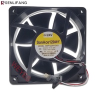 Free shipping 9WF1224H1D03 DC24V 0.32A For Sanyo For Fanuc Waterproof Fan Processor Cooler Heatsink 
