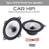 ❉2pcs 4/ 5 /6.5 Inch Car Speakers 60W 100W Vehicle Door Subwoofer Car Audio Music Stereo Full Ra ❣☹