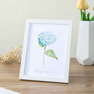 Minimalist Wood Photo Frame Wall Decoration Frame Stand 4R/6R/8R/A4 Size Size Picture Frame for tabl