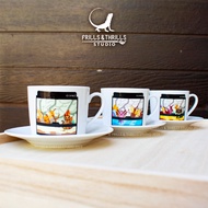 ‼️READY STOCK‼️ | Teacup Mug | ExoPals | Reptile Lizard Pet Crocodile Skink Cute Axolotl Cokatiels B