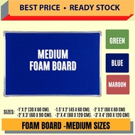 COLOUR FOAM NOTICE BOARD-MEDIUM SIZE/FOAM BOARD/ NOTICE BOARD/COLOUR FOAM/#MEDIUM
