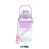 UNGU Informa Appetite Beldiq Tritan Drinking Bottle 2.3 ltr - Purple Tumbler Water Bottle Drinking P