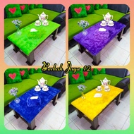 Glass Table Cloth Uk 50×100 + Rasfur Fur Tissue Cover / Beautiful and Luxurious Soft Table Cover