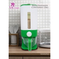 【Ready Stock】VRstar Bekas Beras 10kg Rice Dispenser Storage Rice Bucket 5 warna Colour