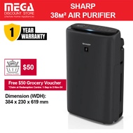 SHARP KI-N50E-H 38m² AIR PURIFIER WITH HUMIDIFYING FUNCTION + FREE $50 GROCERY VOUCHER BY SHARP